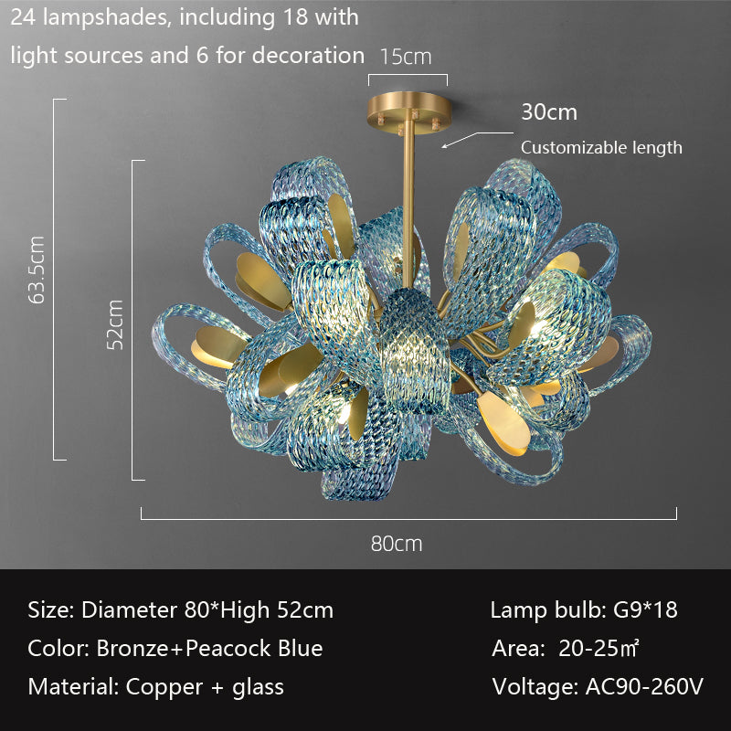 A beautifully crafted glass sculpture crowned with a gold ring, exemplifying exquisite craftsmanship and artistic flair.