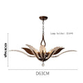 D-63CM Leaf-Shaped Branch Chandelier
Transform your space with this stunning leaf-shaped chandelier, featuring a diameter of 63CM. Its nature-inspired design combines elegant glass leaves and a sturdy iron lamp body with a dark brown finish. The chandelier’s warm, ambient lighting makes it perfect for dining rooms, living rooms, or any area requiring a touch of sophistication.