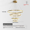 An image displaying the dimensions of a circular pendant light, highlighting its round form and scale for interior design.