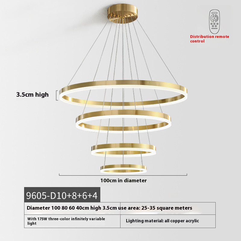 An image displaying the dimensions of a circular pendant light, highlighting its round form and scale for interior design.