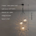 A concise illustration of the dimensions for a hanging light fixture, providing essential details for potential buyers or designers.
